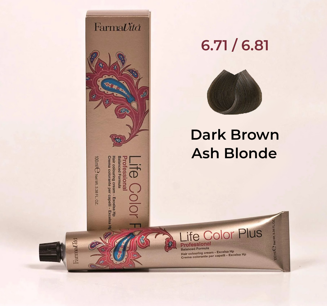 6.71/6.81 Dark Brown Ash Blonde - Farmavita