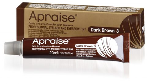 Apraise Eyelash And Eyebrow Tint - 3 Dark Brown 20ml