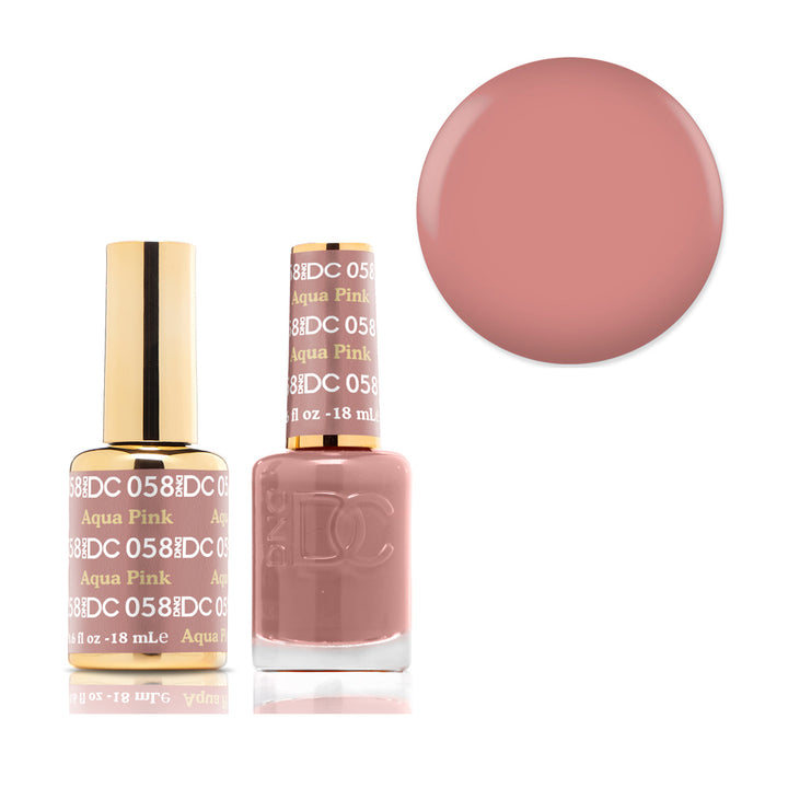#058 DND DC COLOR DUO Aqua Pink