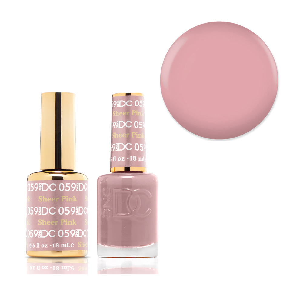 Sheer pink bio-based nail polish - Anna, PURE color nailmatic
