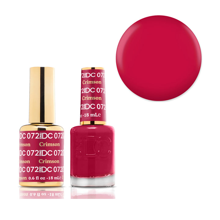 #072 DND DC COLOR DUO Crimson