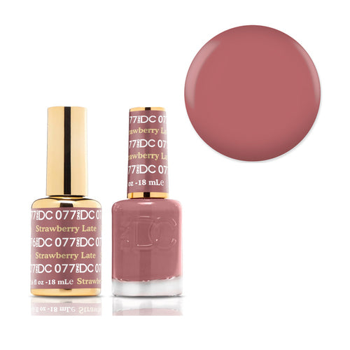 #077 DND DC COLOR DUO Strawberry Latte