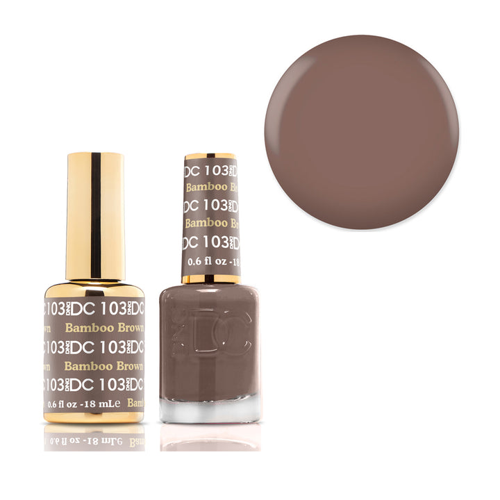 #103 DND DC COLOR DUO Bamboo Brown
