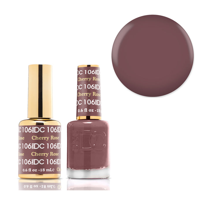 #106 DND DC COLOR DUO Cherry Rose