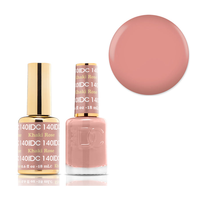 #140 DND DC COLOR DUO Khaki Rose