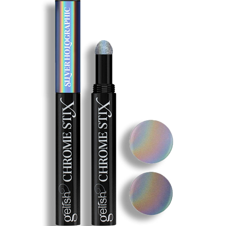 Gelish Chrome Stix 0.5g (0.02 Oz) - Silver Holographic