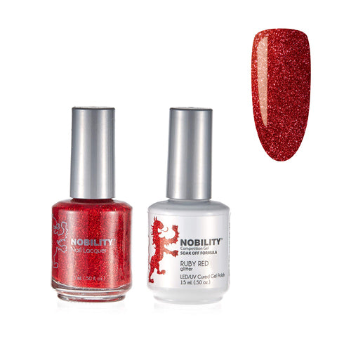 #NBCS107 - Ruby Red - Nobility Duo – Oz Nails & Beauty Supply
