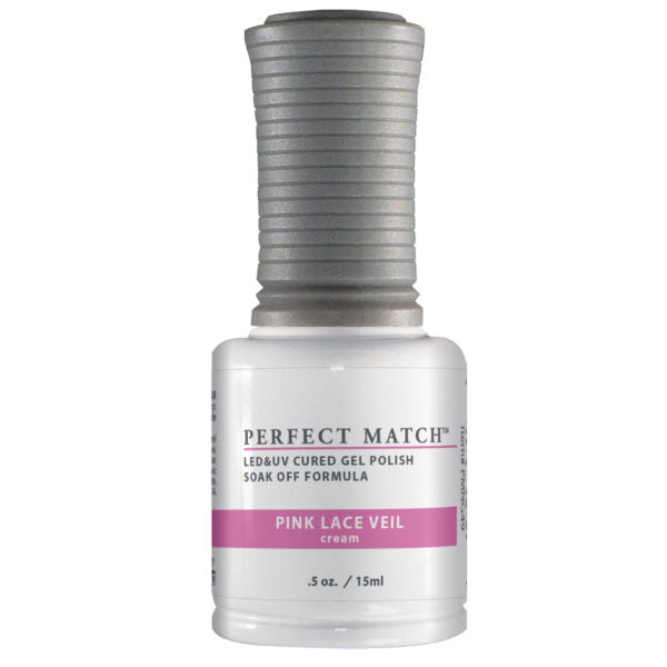 #PMS049 - Pink Lace Veil - Perfect Match Gel Duo