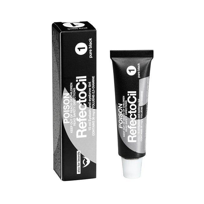 Refectocil Eyelash and Brow Tint - 1 Pure Black 15ml