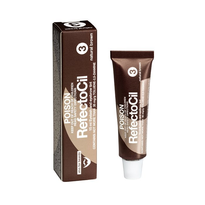 Refectocil Eyelash and Brow Tint - 3 Natural Brown 15ml