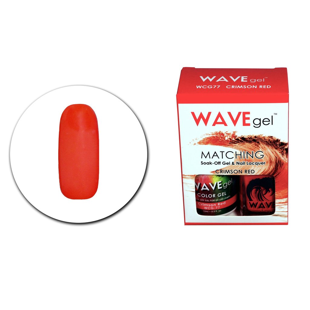 #077 - Wave Gel Duo - Crimson Red
